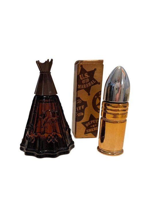 Avon Other - Vintage Avon Indian TeePee Cologne Bottle Wild West Bullet Decanter 1970s